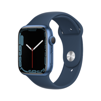 Apple Watch Series 7 GPS, Aluminium Case 45mm with Sport Band