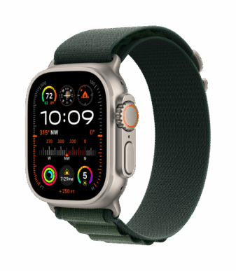 Apple Watch Ultra 2 Cellular - 49 mm Natural Titanium Case with Alpine Loop