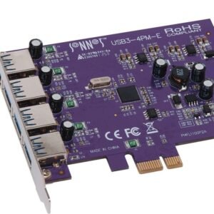 Sonnet 4-Port Super Speed USB 3.2 (5Gb/s) PCI Express 2.0 Expansion Card