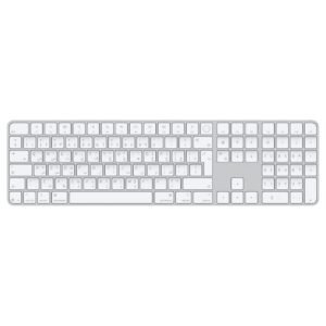 Apple Magic Keyboard with Touch ID and Numeric Keypad for Mac models with Apple silicon (USB–C) - Arabic - White